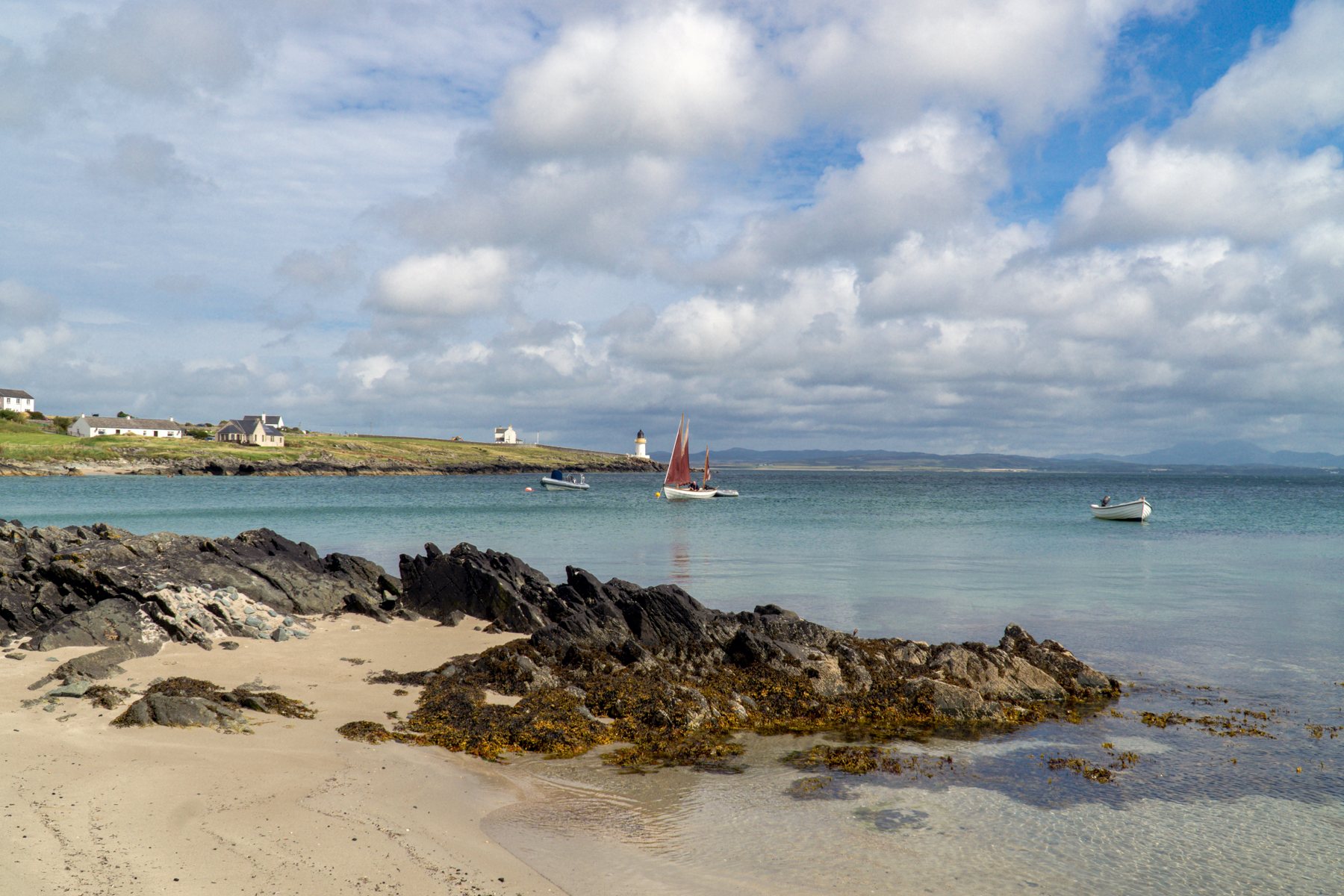 Beach and Loch Indaal near Port Charlotte, Islay