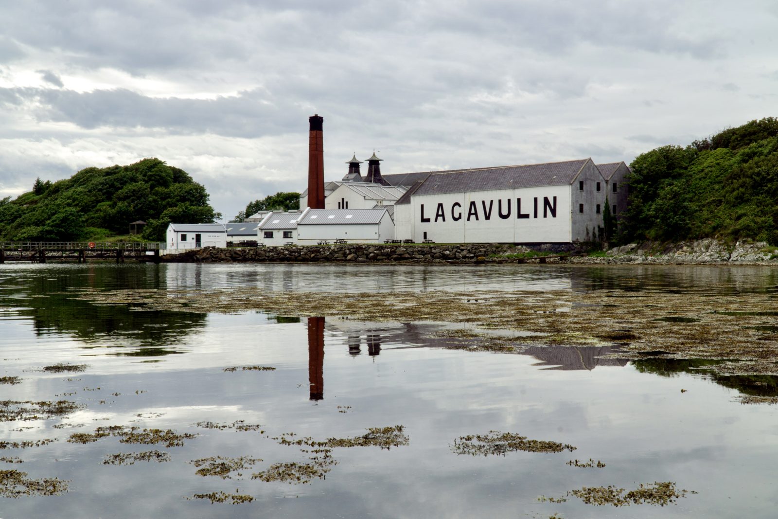 Lagavulin distillery on the shore, Islay